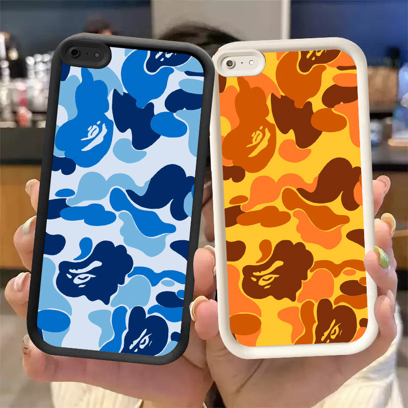 P-79 BAPE Casing hp silikon tipis dan ringan untuk Realme Narzo C30S 14 C30 Narzo50iPrime N65 P1 Pro