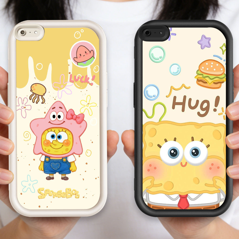 P-101 SpongeBob Casing hp silikon tipis dan ringan untuk Realme Narzo C30S 14 C30 Narzo50iPrime N65 
