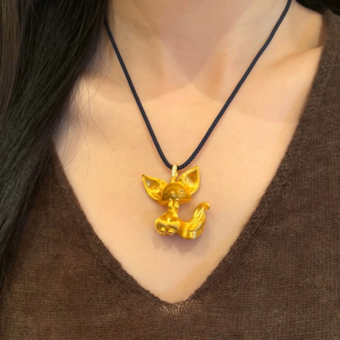 Smart Little Fox Necklace Exquisite Light Luxury Retro Necklace
