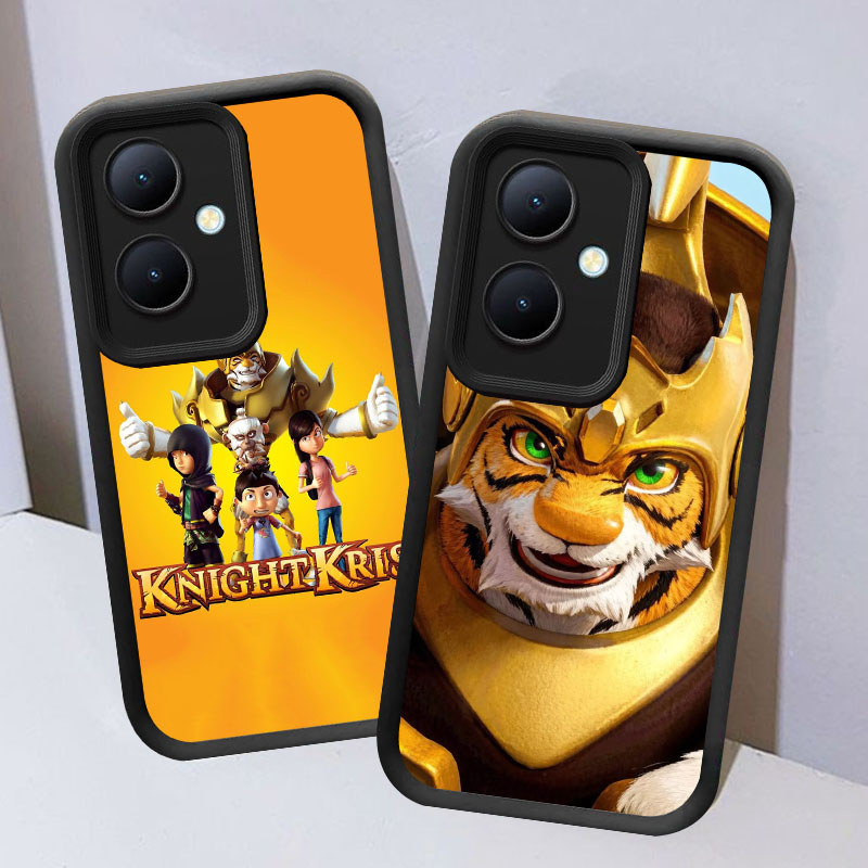 Knight Kris Casing untuk OPPO Reno 11F 8T 11 Pro 5G Kasus Ponsel(Hitam/Putih) Cover
