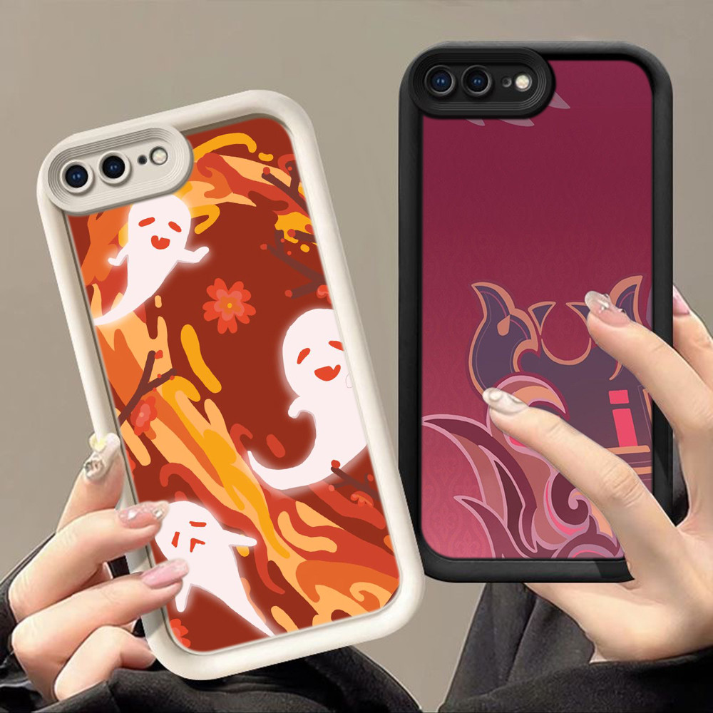 CC34 Genshin Impact Hu tao untuk OPPO A57 A77 A58 A78 A79 A92 A72 A37 A39 A83T A98 A94 A93 2020 F19 