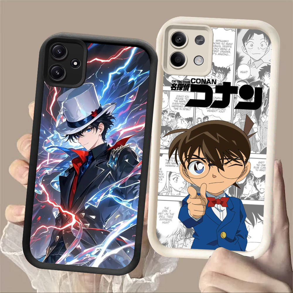 TF-50 Detective Conan Casing HP Untuk Xiaomi Redmi Note 12 13 14 Pro