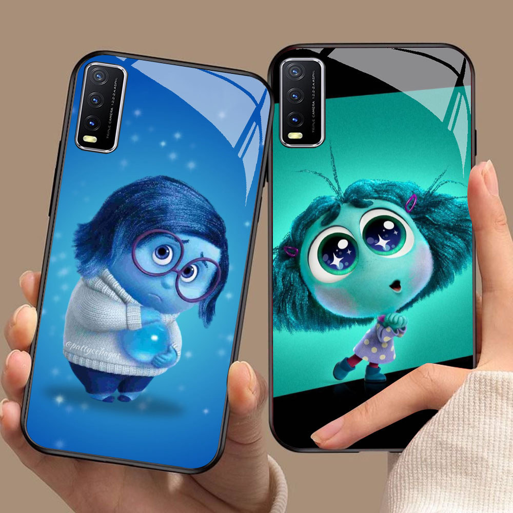 DK-29 Inside Out 2 HD Glass Casing untuk VIVO Y12S Y20 Y20s Y20i V15 Y50 S1 Y30 V50 Y03 Y29 Lite Pro