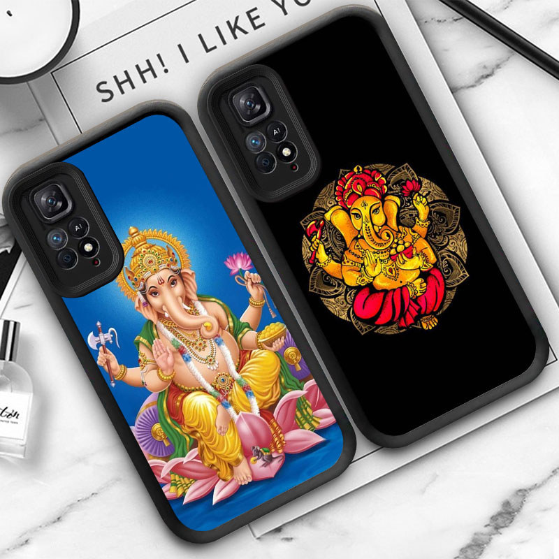 M20 Ganesha Hitam Casing untuk Xiaomi Redmi Note 11S SE 11 11T Pro 5G Kasus Putih