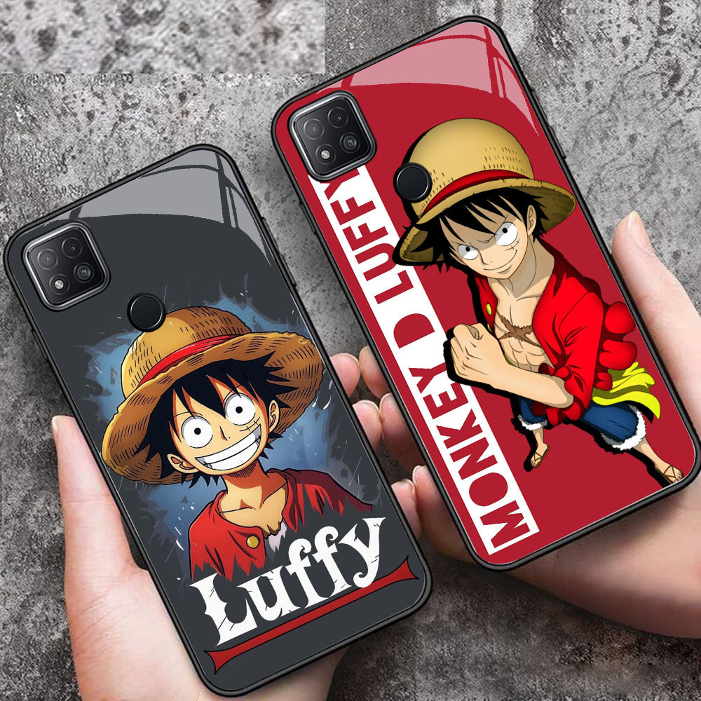 DK-81 Monkey D Luffy HD Glass Casing untuk Xiaomi Redmi 9C 10C 10A 11A 9T 11 12 12C Poco M3 C3 C31 L