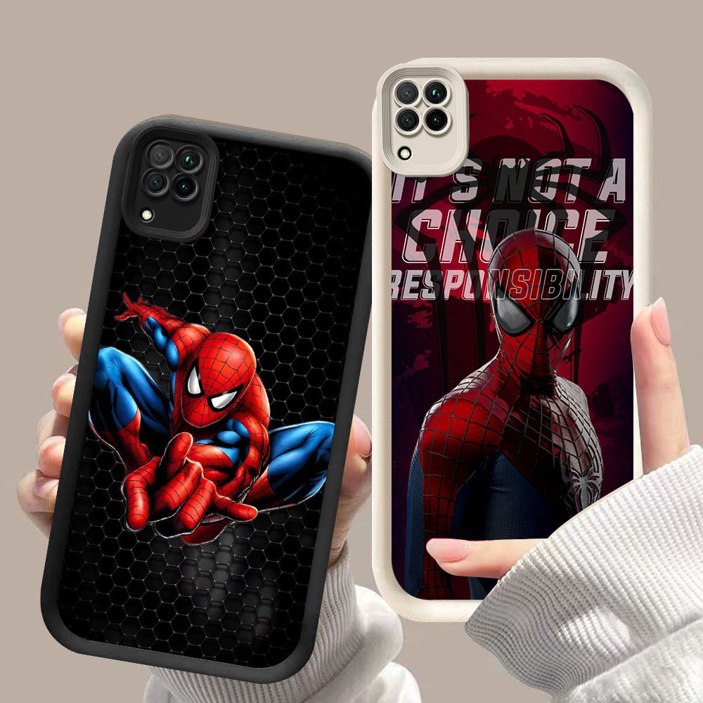 TF-68 Marvel SpiderMan Casing HP Untuk Samsung A12 A22 J2 J4 J6 J7 A03 Core Prime Pro Plus