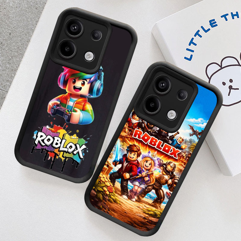 U25 Roblox Casing untuk Infinix Note Zero 40S 40 30 Pro Plus 5G Kasus(Hitam/Putih) Cover