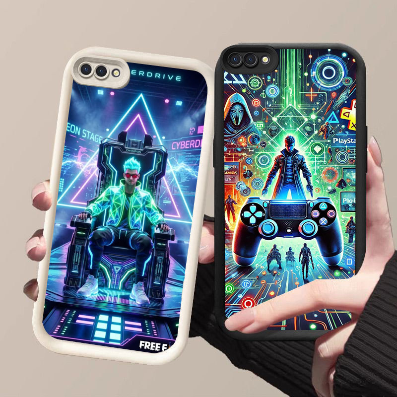 CU-48 Free Fire Hayato Shockproof Soft Casing untuk OPPO A12 A1K A12E A3S A12s