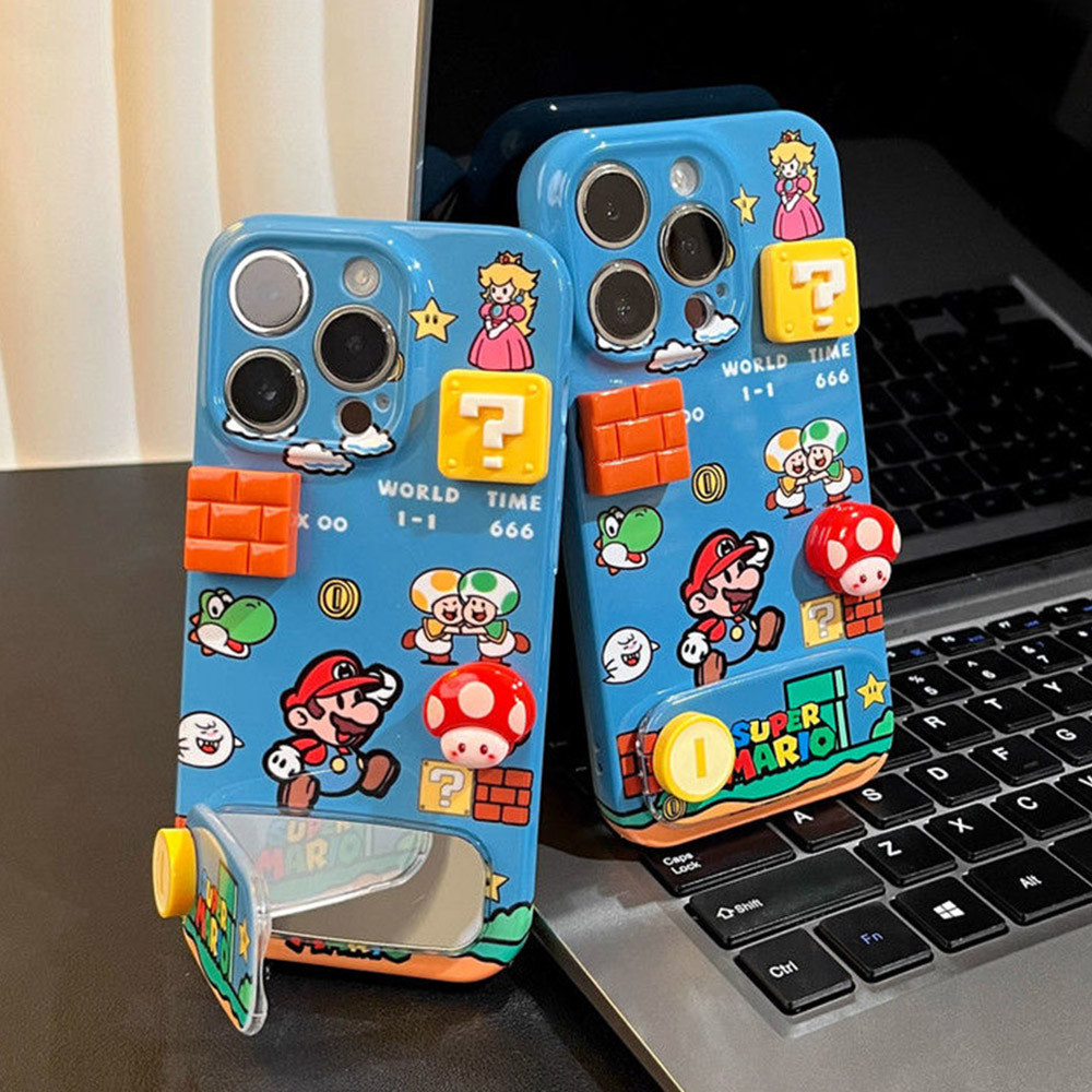 DIY002 Dudukan Seru Casing untuk iPhone XR 12 13 Mini Pro Max Case