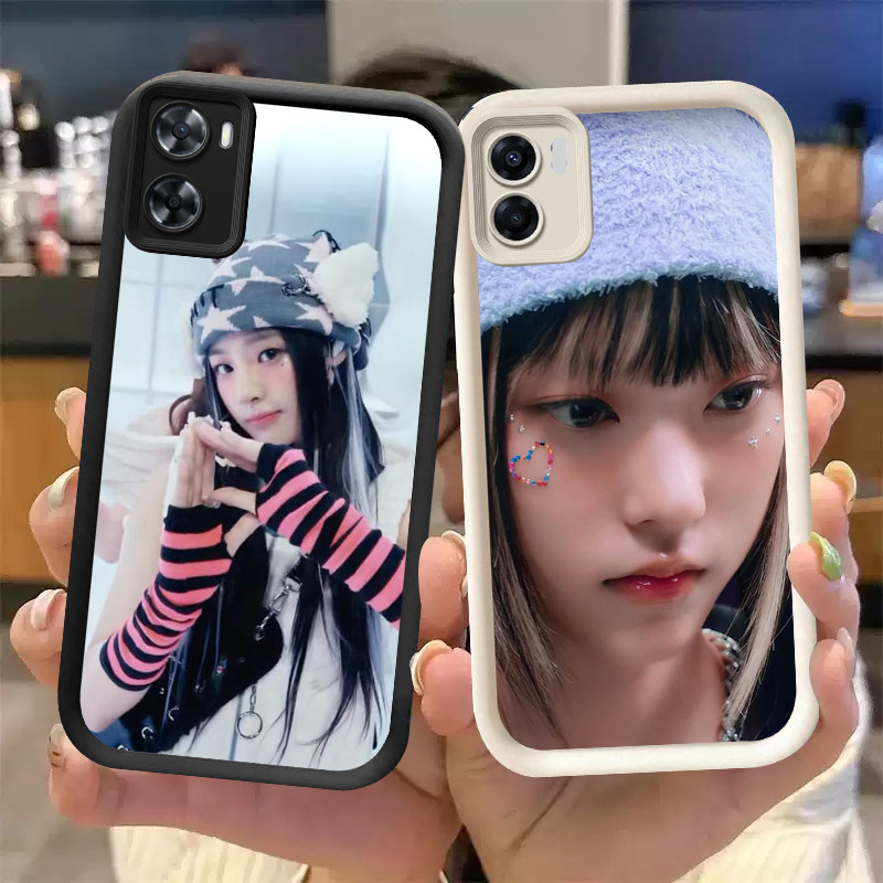 P-37 NewJeans PUBG Casing hp silikon tipis dan ringan untuk OPPO A77s A77 A96 A76 A57 A57s A57e A36