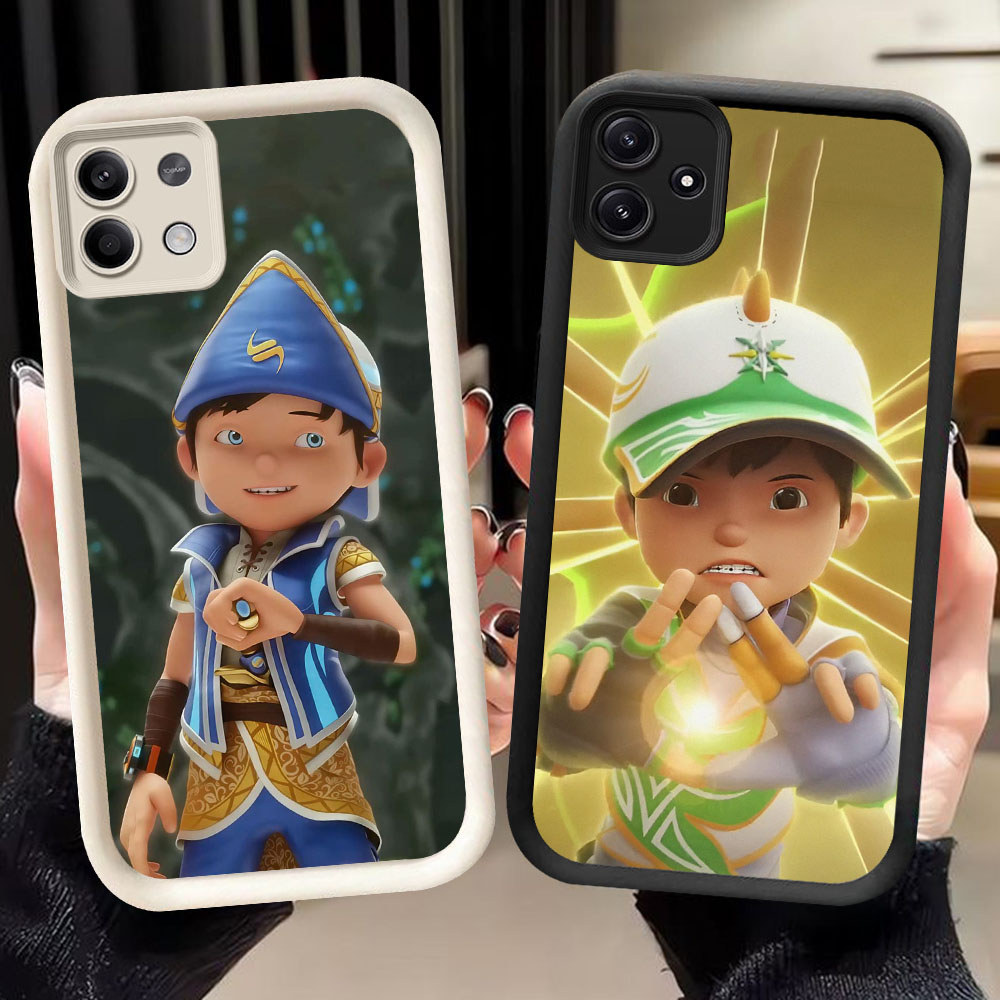 Casing HP Untuk Xiaomi Redmi Note 12 13 14 Pro DK-15 Boboiboy Galaxy