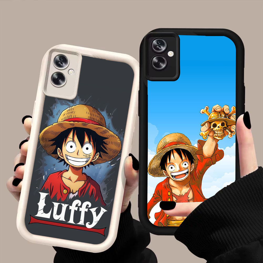 Murah Casing HP TPU Anti Gores OPPO A5 A5i A6X A3X A3 A79 Find X3 Lite Pro DK-81 Monkey D Luffy