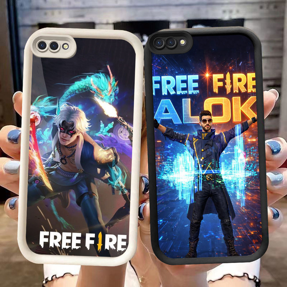 CU-47 Free Fire Alok Shockproof Soft Casing untuk OPPO A12 A1K A12E A3S A12s