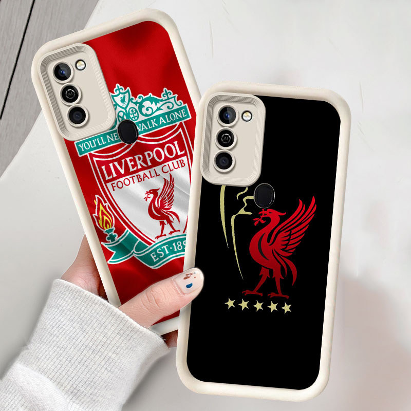 O46 Liverpool Club Casing untuk Samsung M30S M21 A20 A10S A11 A21S M11 A20S 2020 Kasus Hitam atau Pu