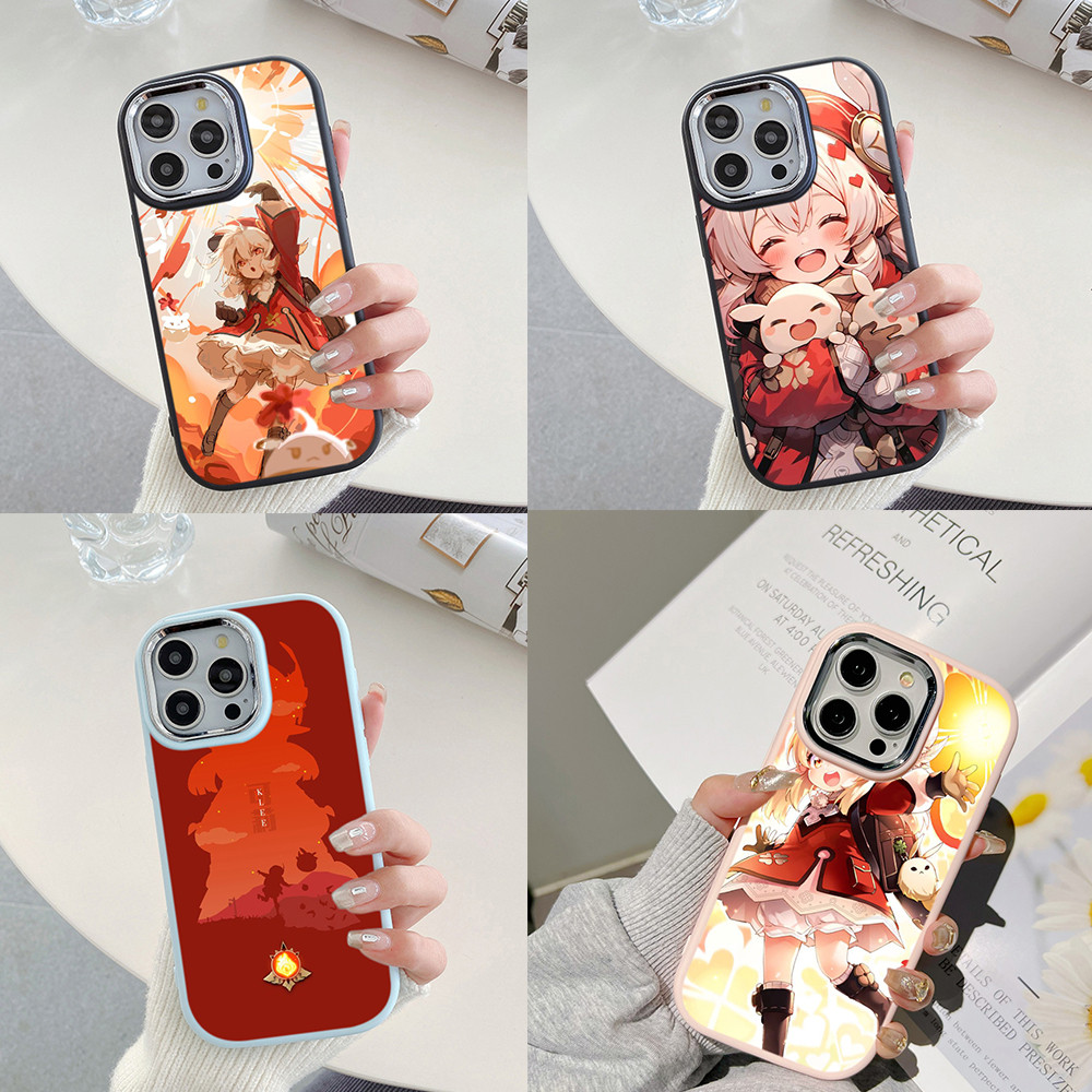 Softcase HA35 Genshin Impact game Klee Untuk Samsung Galaxy S25 Note20 Ultra S22 S21 S20 FE M15 Note
