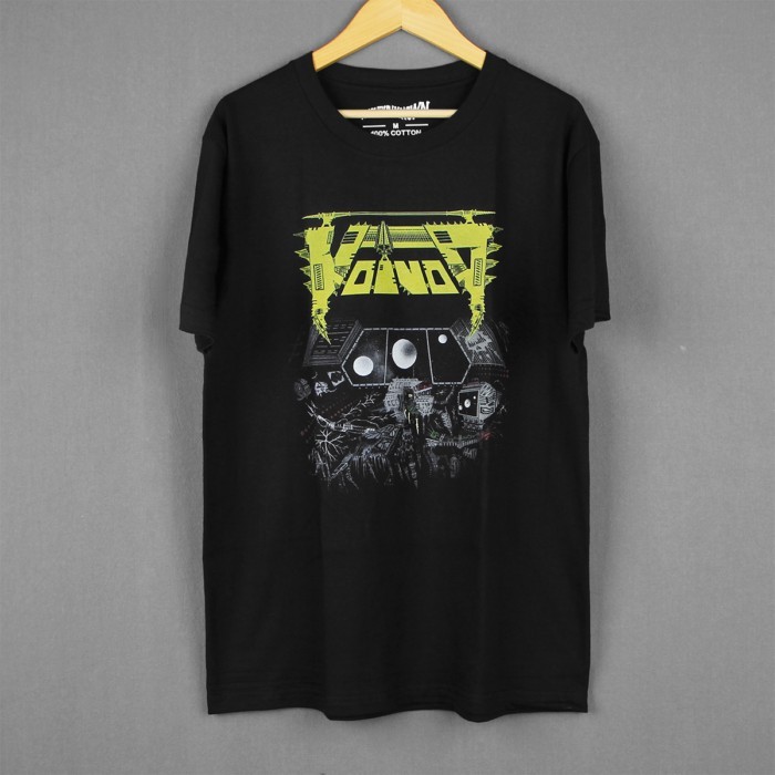 Voivod Killing T-Shirt Technology  Thrash Metal Band Rock Vektor Coroner Men's Clothing Short Sleev