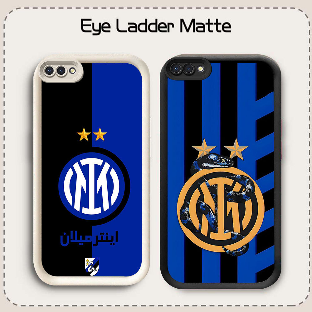 Murah Casing HP TPU Anti Gores OPPO A3S A5 A5X A1K A6 A12E A5i Pro TM-10 Inter Milan
