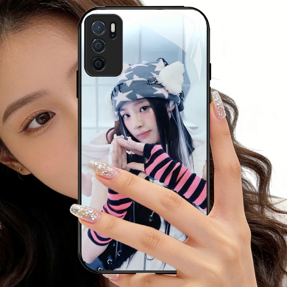 P-37 NewJeans PUBG Casing ponsel kaca tempered OPPO Reno A16S 4F A16K F19S A16 F19 A16E A95 4 F17 A7