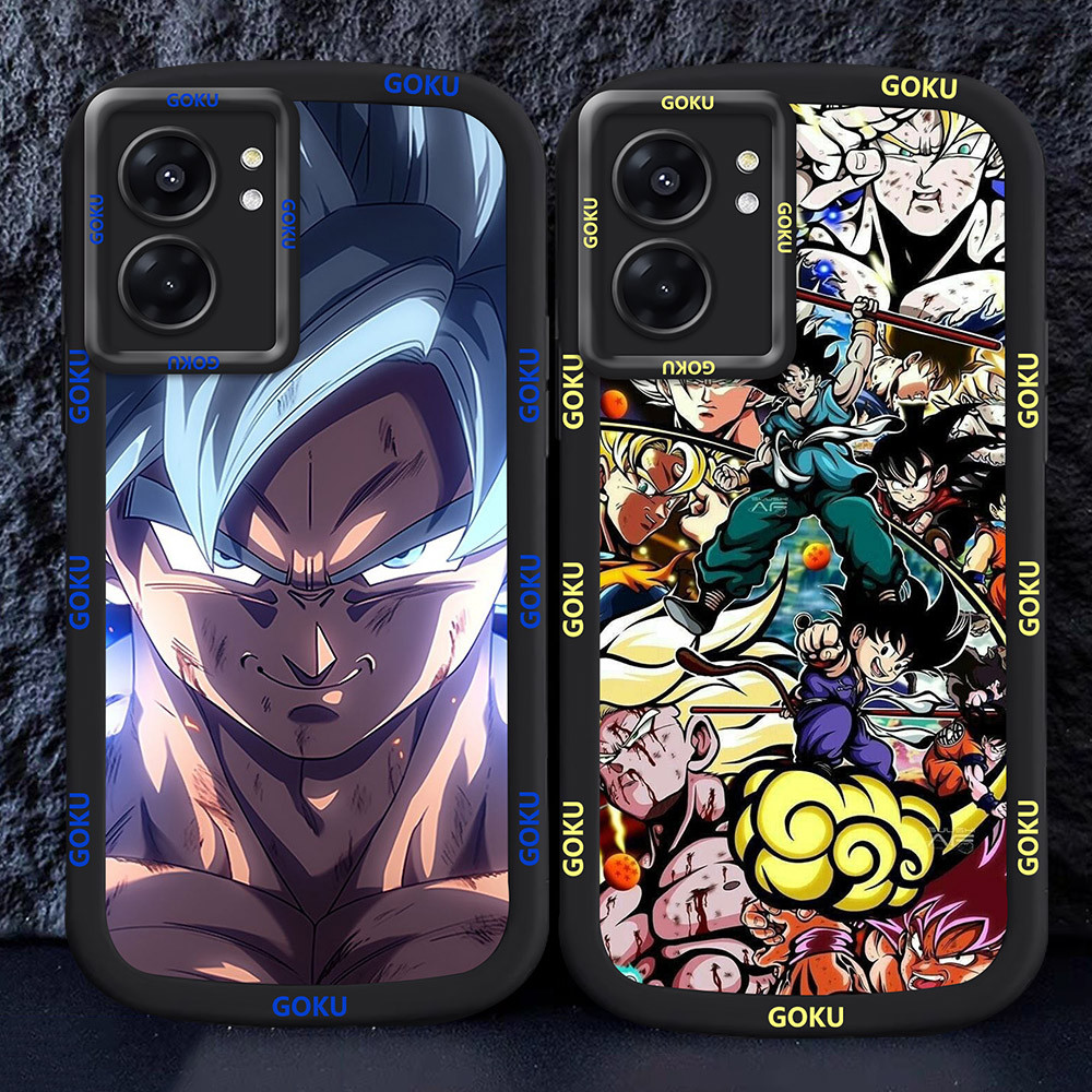 Casing untuk OPPO A77 A57S A77S A57 2022 Hitam dan putih Case M46 Dragon Ball Goku