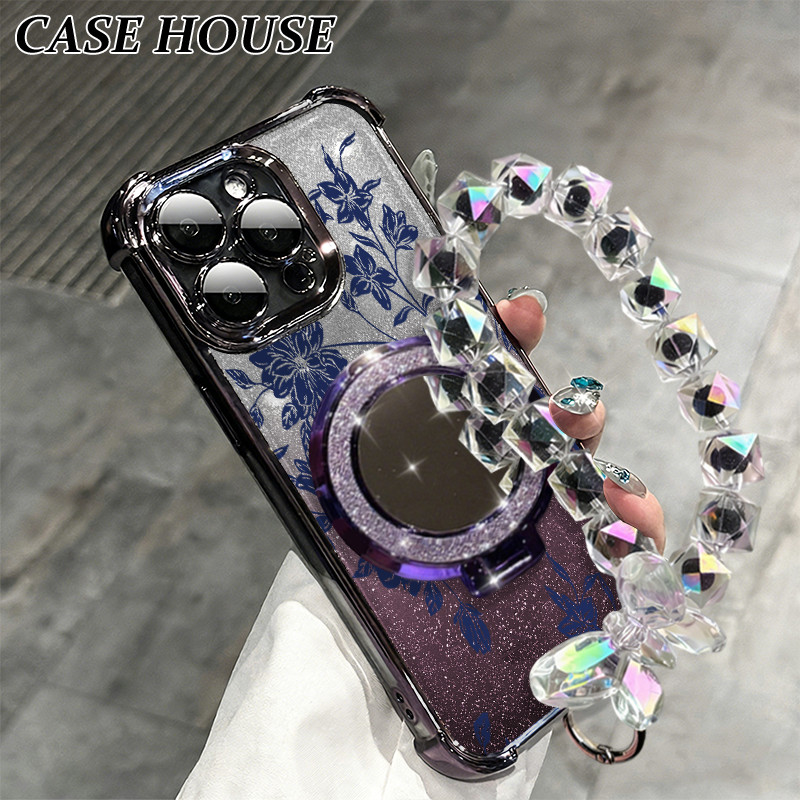 Glitter Card Case Samsung A05 A05S A06 A10S A11 Cermin Stand Holder Casing Samsung A12 A13 A14 A15 A