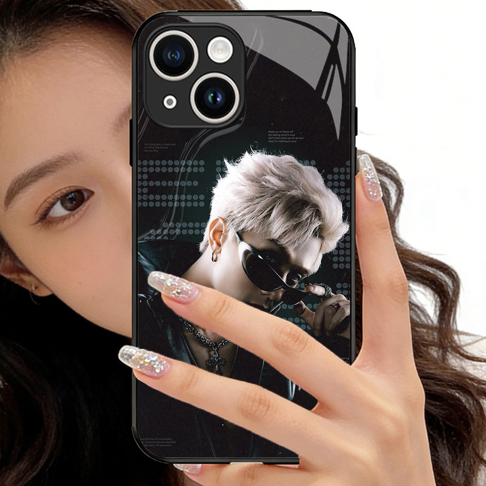 P-97 SB19 Casing ponsel kaca tempered iPhone 11 Mini 13 12 Pro Max