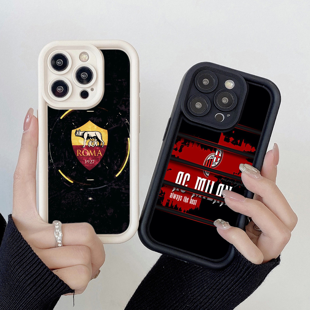CC2 AC Milan Arsenal FC AS Roma Man Utd untuk Samsung Galaxy A12 A13 A04s A22 A22S A23 A52 A52s A32 