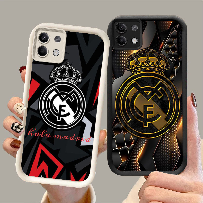 ZG-27 Real Madrid Casing HP Untuk Xiaomi Redmi Note 13 Poco M6 M7 X6 X7 NEO Pro Plus
