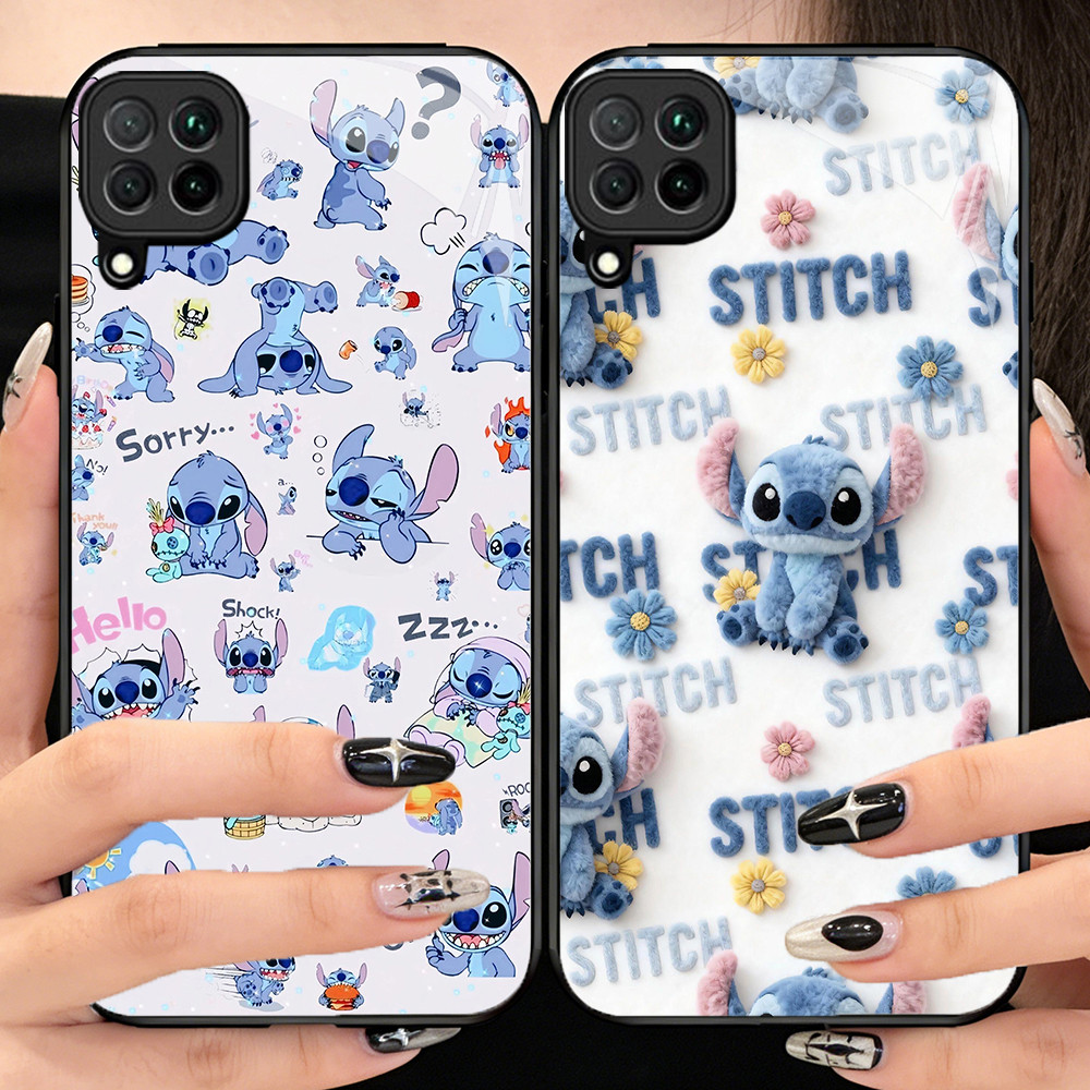 P-103 Stitch Casing ponsel kaca tempered Samsung A12 A22 M12 M32 5G