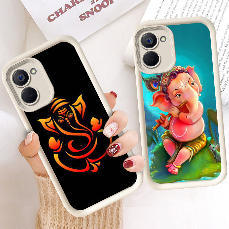 M20 Ganesha Hitam Casing untuk Xiaomi Redmi POCO 13C A2 K60 M7 Pro 15C A1 C65 Ultra 5G Kasus Putih