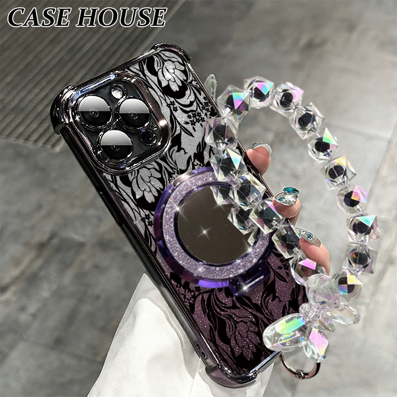 Glitter Card Case Samsung A05 A05S A06 A10S A11 Cermin Stand Holder Casing Samsung A12 A13 A14 A15 A