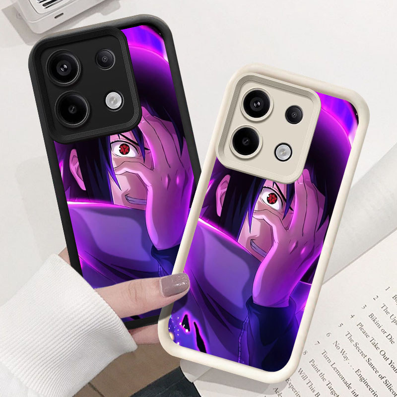 U15 Naruto Casing untuk Infinix Note Zero 40S 40 30 Pro Plus 5G Kasus(Hitam/Putih) Cover