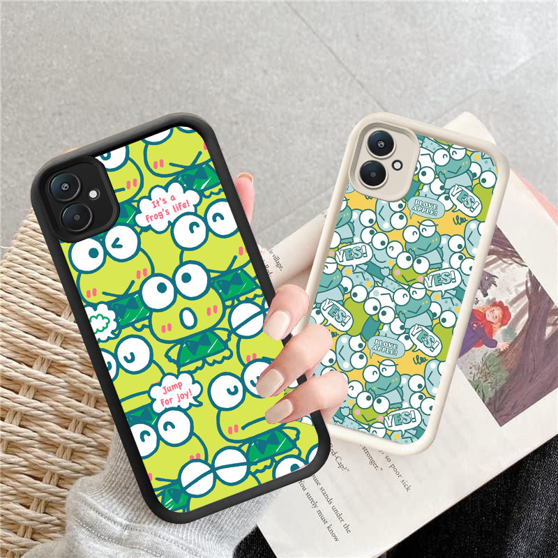 P-96 Sanrio Keroppi Casing hp silikon tipis dan ringan untuk Xiaomi POCO M6 14 C71 F7 14T 13T Pro 5G