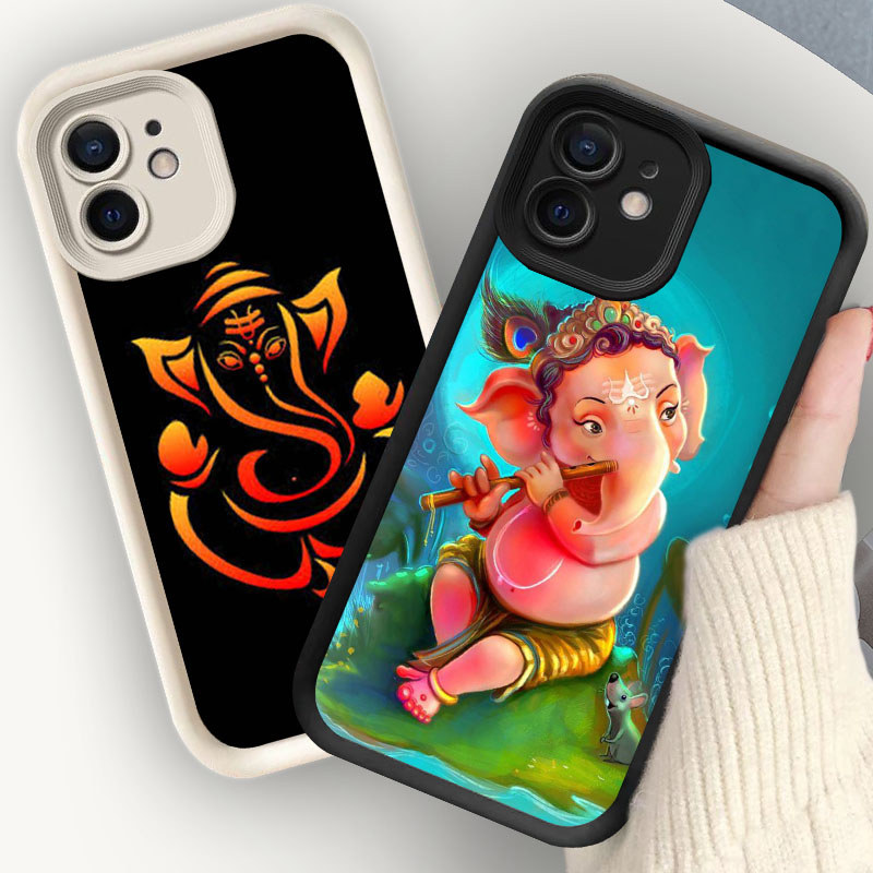 M20 Ganesha Hitam Casing untuk iPhone 11 6 Mini 6s 12 Pro Max Plus Kasus Putih