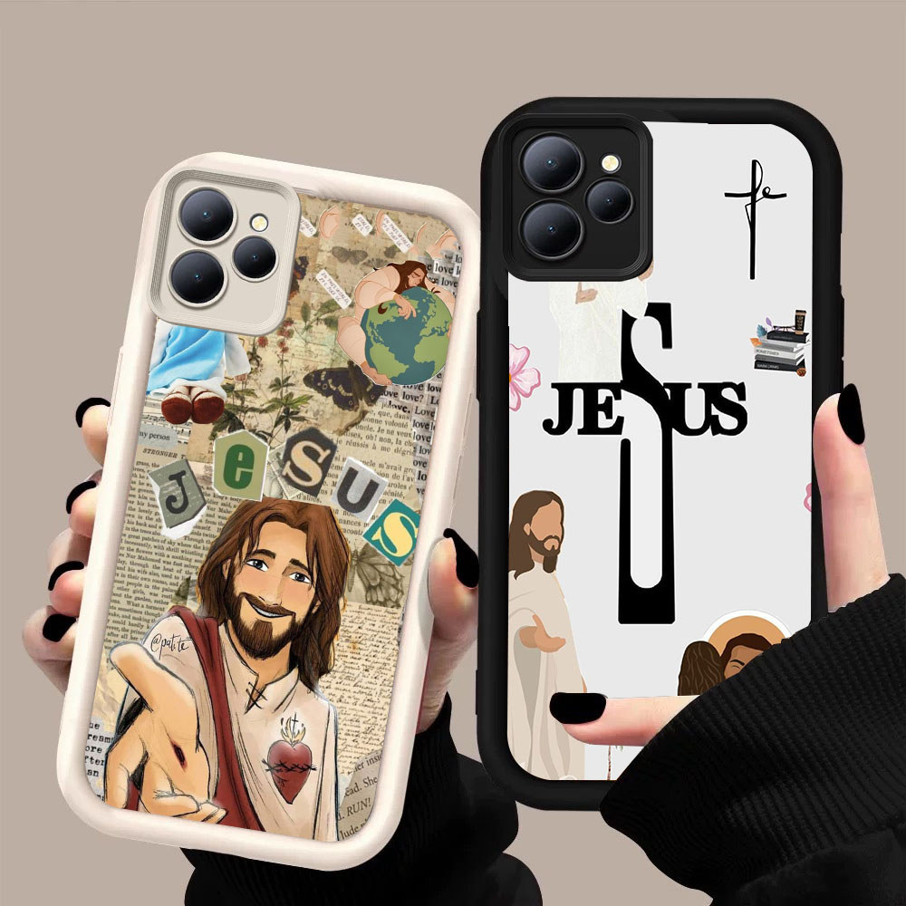 Casing HP Untuk Infinix Smart 8 Tecno Spark 20 GO POP 8 HOT 30 30I 40 Pro Play DK-69 Jesus