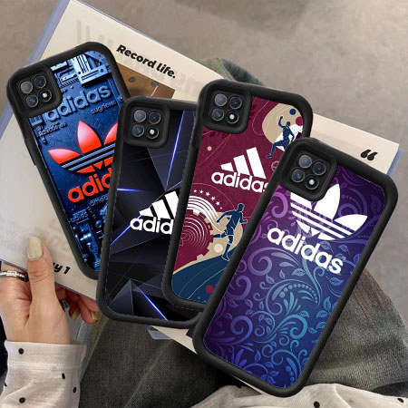 LM1 A-adidas Hp Plating Casing untuk OPPO A57 A31 A54S A35 A16E A38 A16s A5 A53 A17K A33 A36 A17 A18
