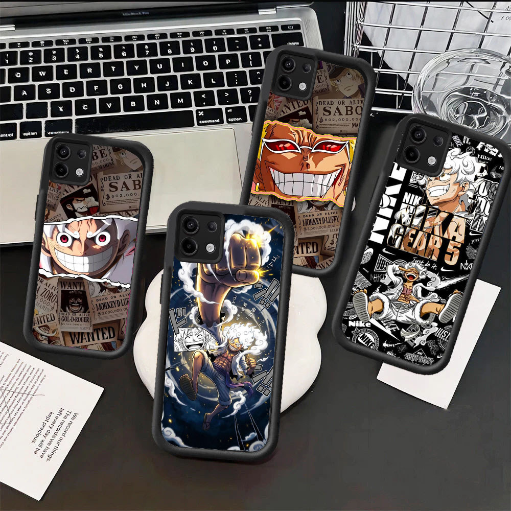 MU82 One Piece Luffy Hp Plating Casing untuk Tecno ITEL Infinix Spark Pova POP Zero Smart Note GO 40