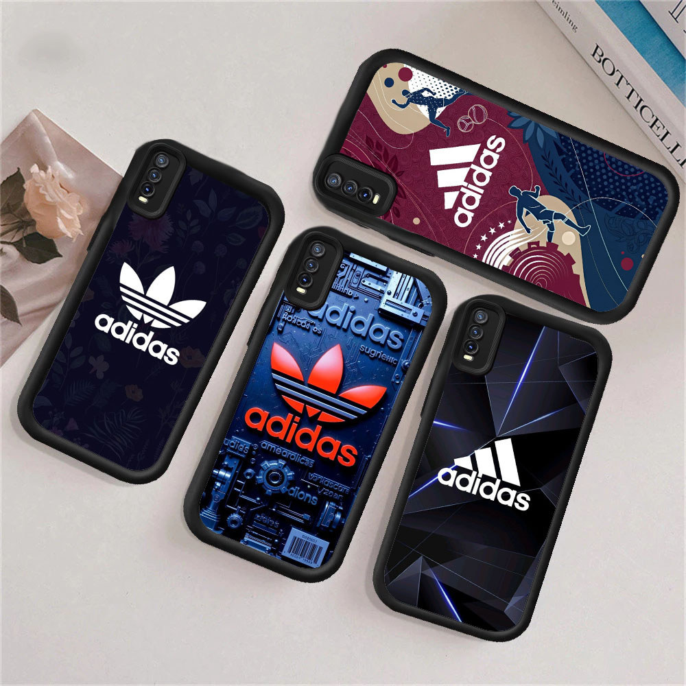 LM1 A-adidas Hp Plating Casing untuk VIVO IQOO V27E V20 V29E Z9X V25E Z9 V23E Y28 V29 S1 V27 Y35 V25