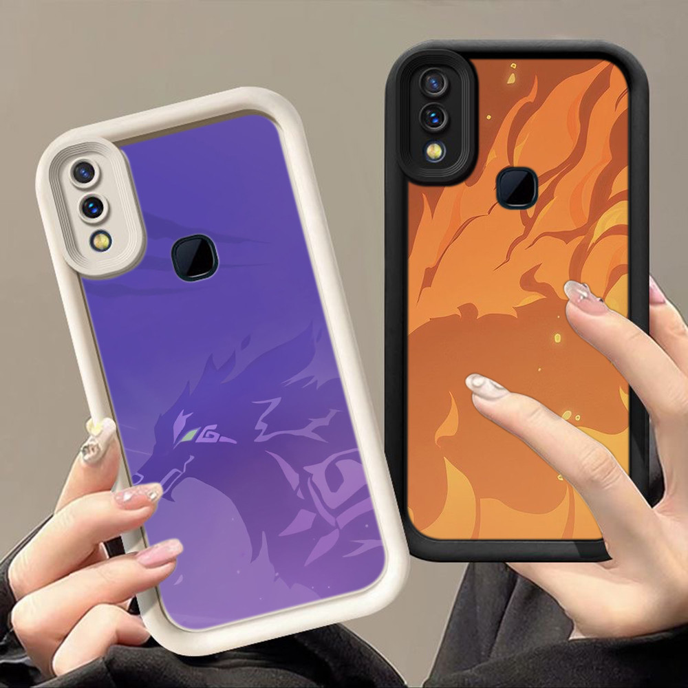 CC33 Genshin Impact Action Card untuk Vivo Y100 Y400 V21 V20 Pro V21E V15 V9 Y83 Y81s Y66 Y67 Y65 Y7