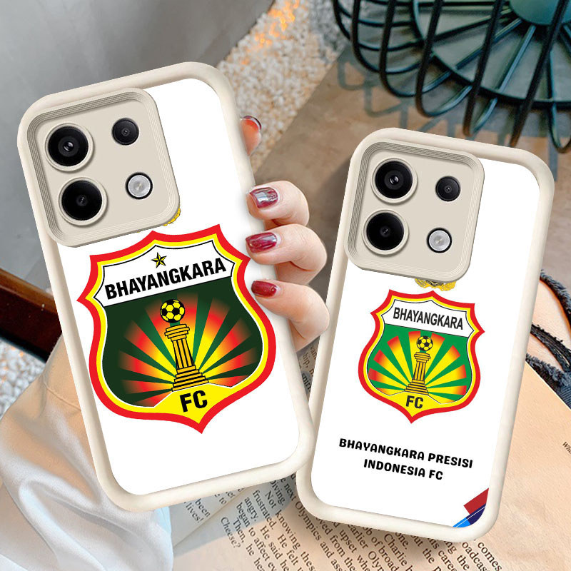 Casing untuk Infinix Note Zero 30 40S 40 Pro Plus 5G Kasus Hitam atau Putih P1 Bhayangkara FC