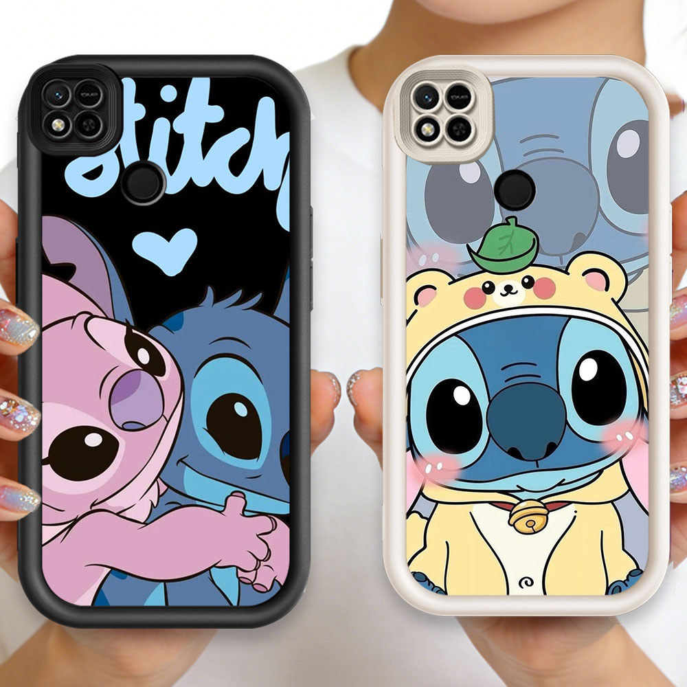 P-46 Stitch Casing hp silikon tipis dan ringan untuk Tecno Spark Pova POP GO 1 9 40 2025 1S 20Pro GO