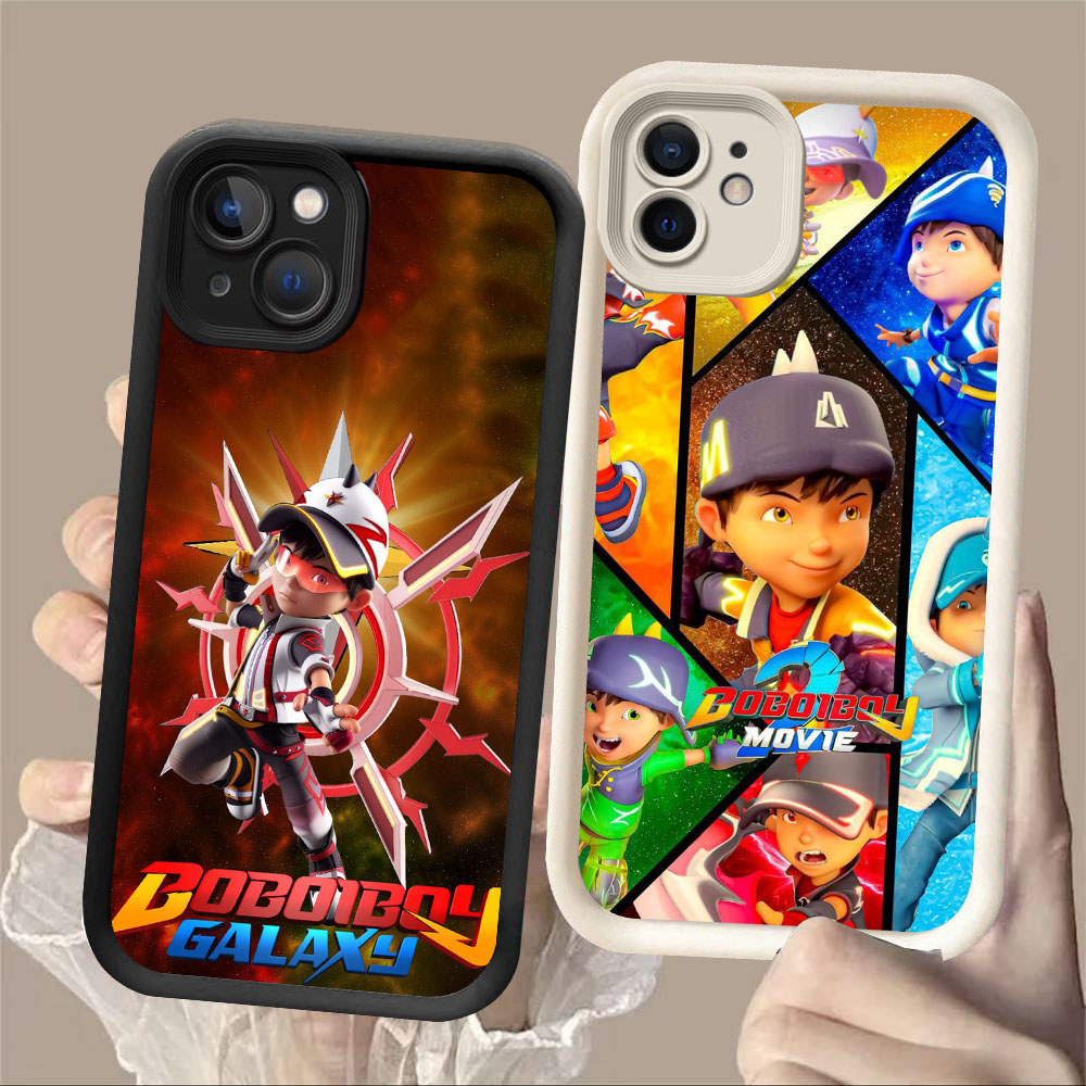TF-42 BoBoiBoy Galaxy Murah Casing HP TPU Anti Gores iPhone 11 12 13 Mini Pro Max