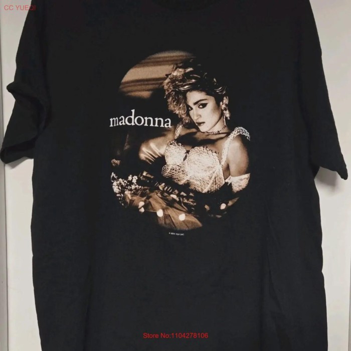 Madonna The Celebration Tour 2023 2024 T Shirt Size L Like a Virgin vintage Washed Unisex Casual Br