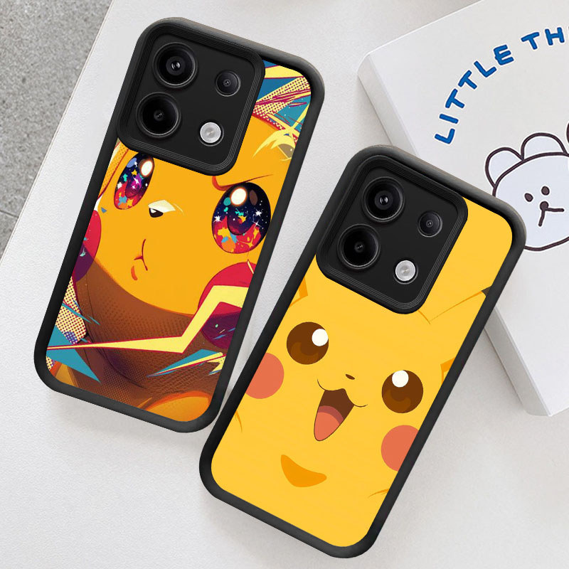 U19 Pikachu Casing untuk Infinix Note Zero 40S 40 30 Pro Plus 5G Kasus(Hitam/Putih) Cover