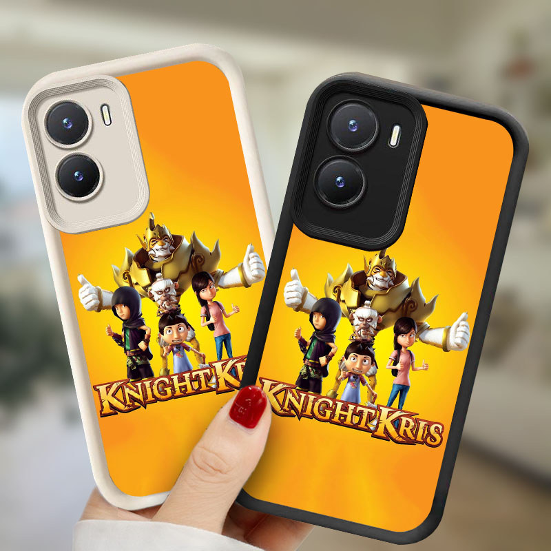 Knight Kris Casing untuk VIVO IQOO NEO Z10 Z9X 13 Z9 10 Turbo 5G Kasus Ponsel(Hitam/Putih) Cover