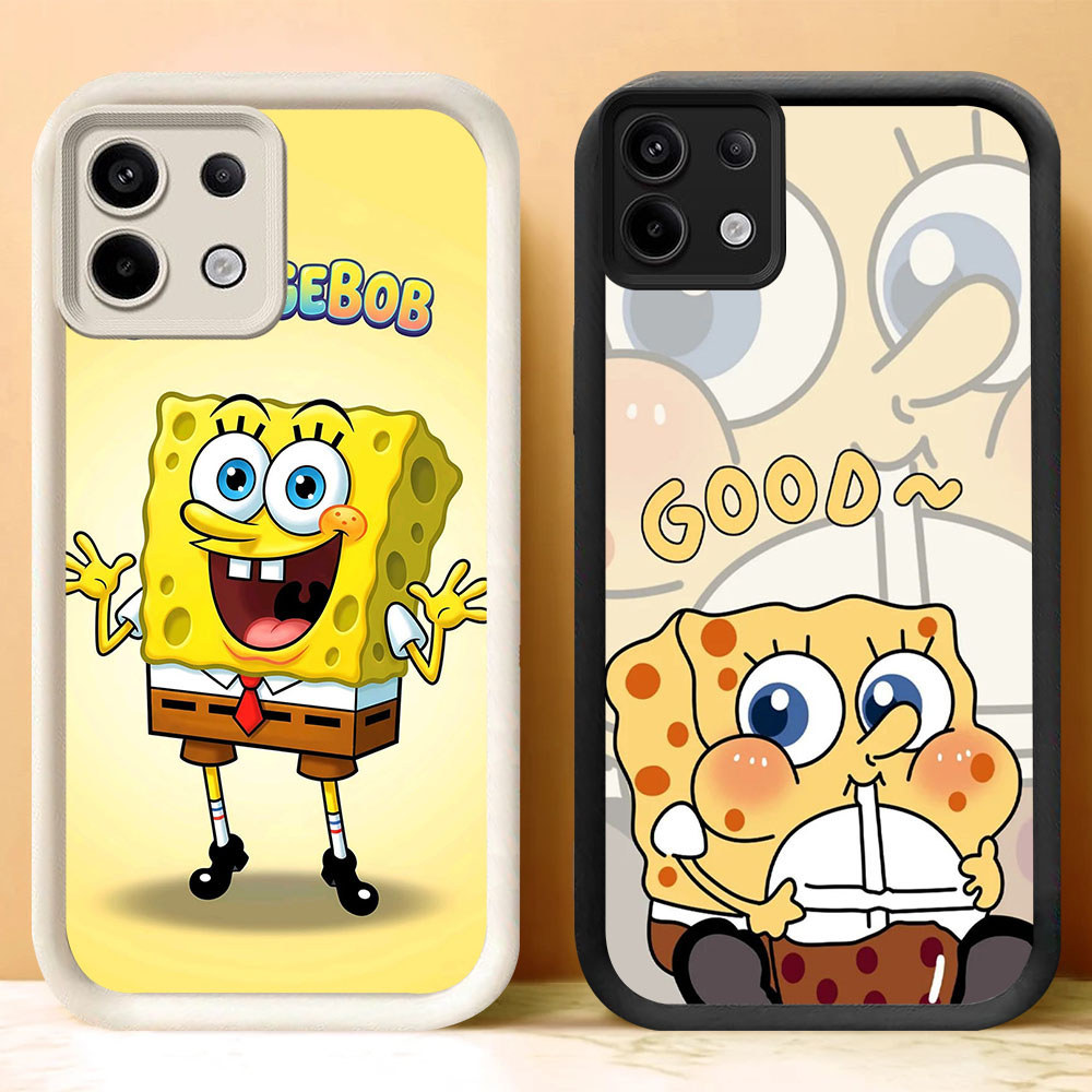 CU-73 SpongeBob SquarePants Shockproof Soft Casing untuk Infinix Tecno ITEL Smart POP Spark Pova GT 