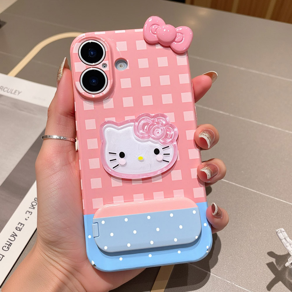 DIY001 Dudukan Seru Casing untuk iPhone XR 12 13 Mini Pro Max Case
