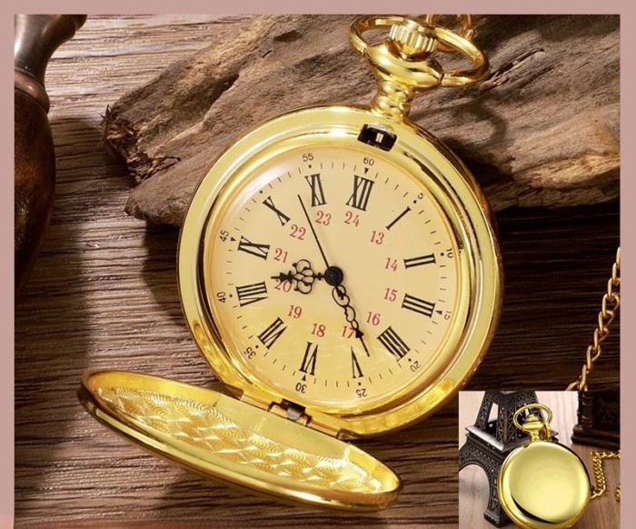 Delta Operation Peripheral Men's Watch Said Pocket Watch Retro Flip Pocket Watch Watch Men