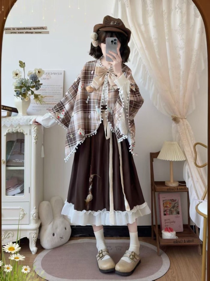 Kaligrafi Hanfu Setelan Modifikasi Hanfu Harian Gaya Cina Baru Wanita Rok Hanfu Super Peri