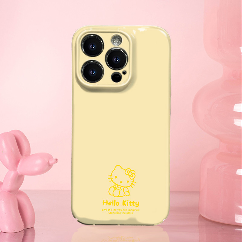 Case HP Motif Hello Kitty, Stok Ready, Cocok untuk iPhone 13/11 Pro Max/15, OPPO A3X, VIVO Y81, REDM