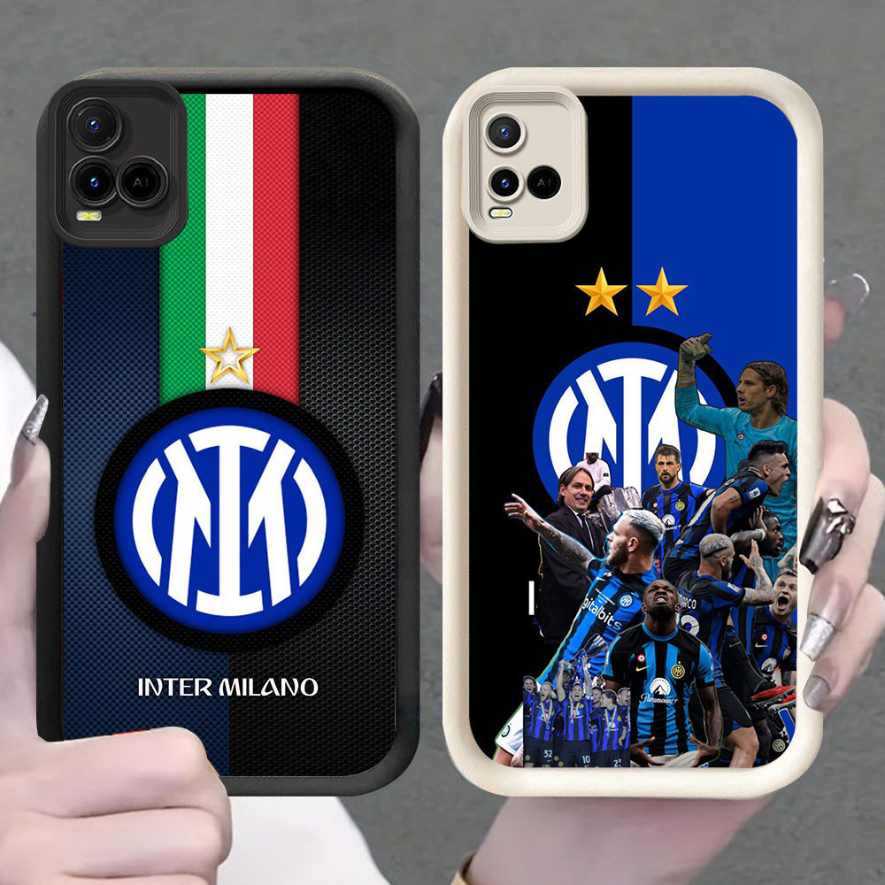 Casing HP Untuk VIVO V20 Y33s Y21t Y75 Y21 V23 Y21s Y21e V23E Pro TM-10 Inter Milan